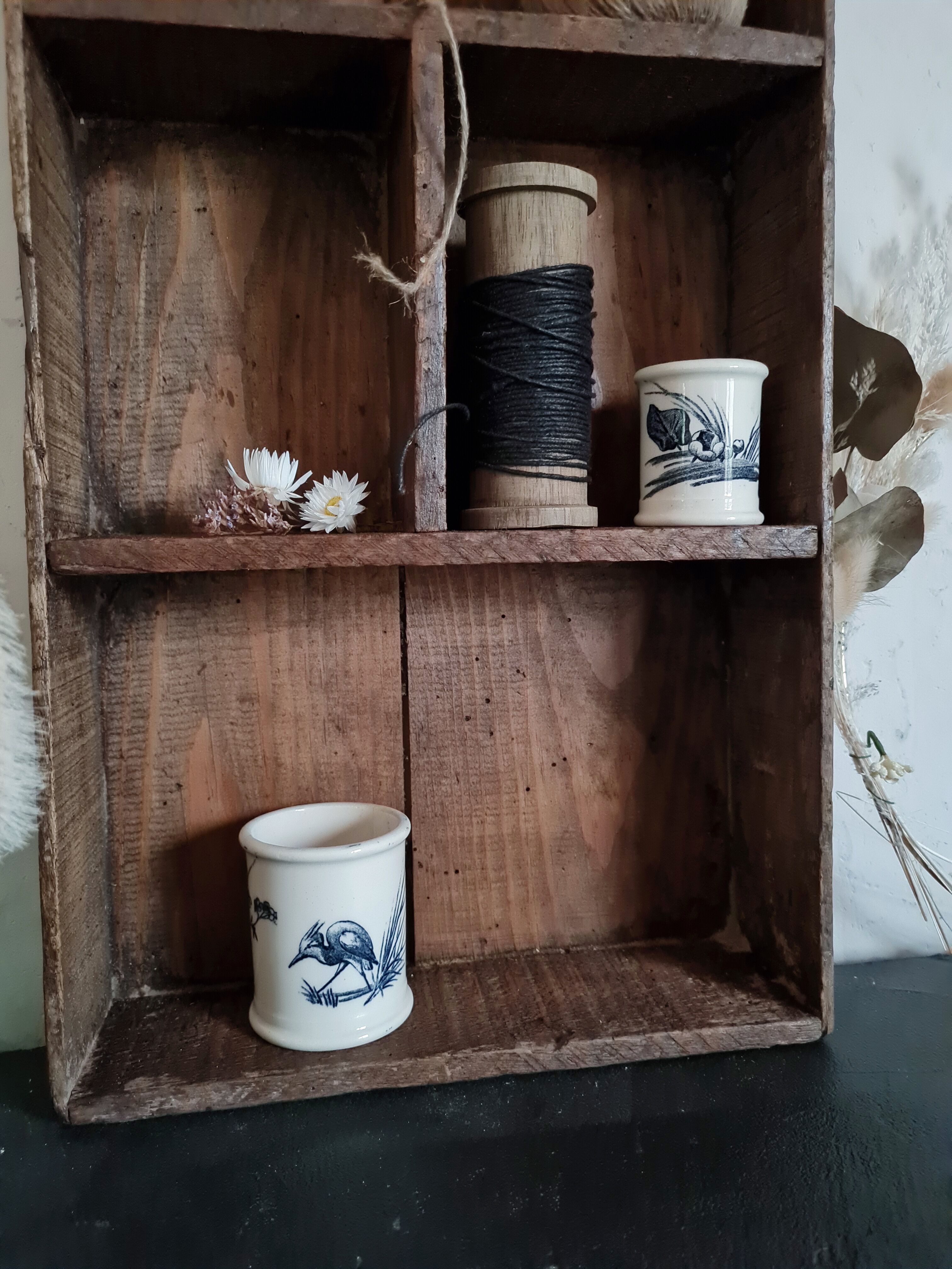 Wooden workshop locker