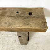 Vintage solid wood workbench