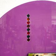 Miroir mural postmoderne par Saporiti Italia, années 80