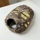 Ancient African mask Luba wood and shell