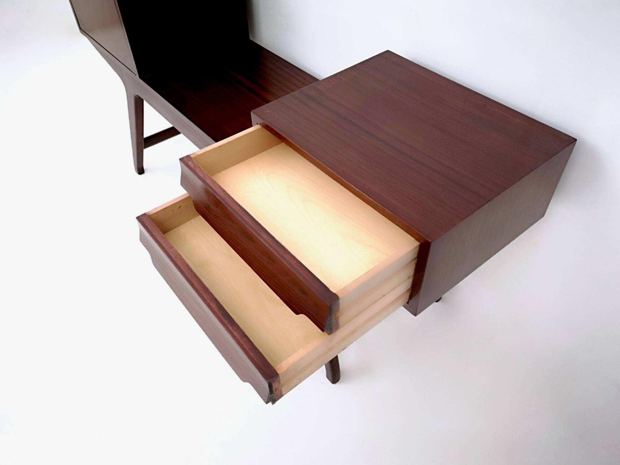 Beech Cabinet / Tv Stand in the Style of Parisi with Ash Interiors