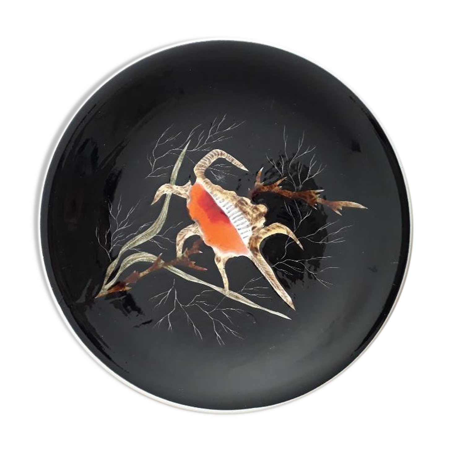 Plate "Blessed" by Guy Trévoux 1922-2001