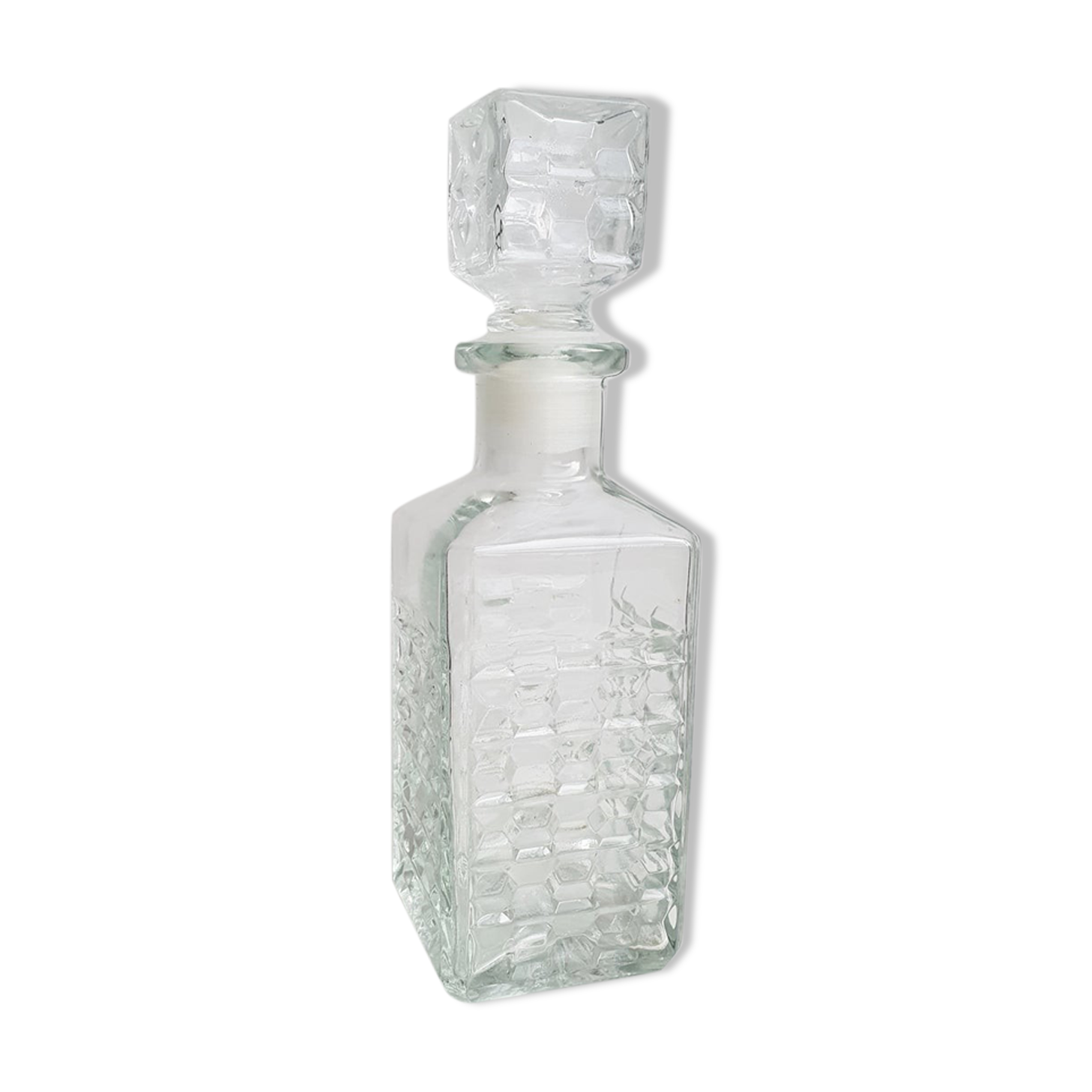 Glass square carafe