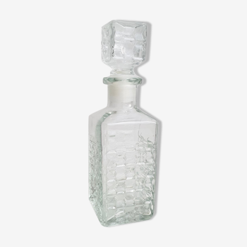 Glass square carafe