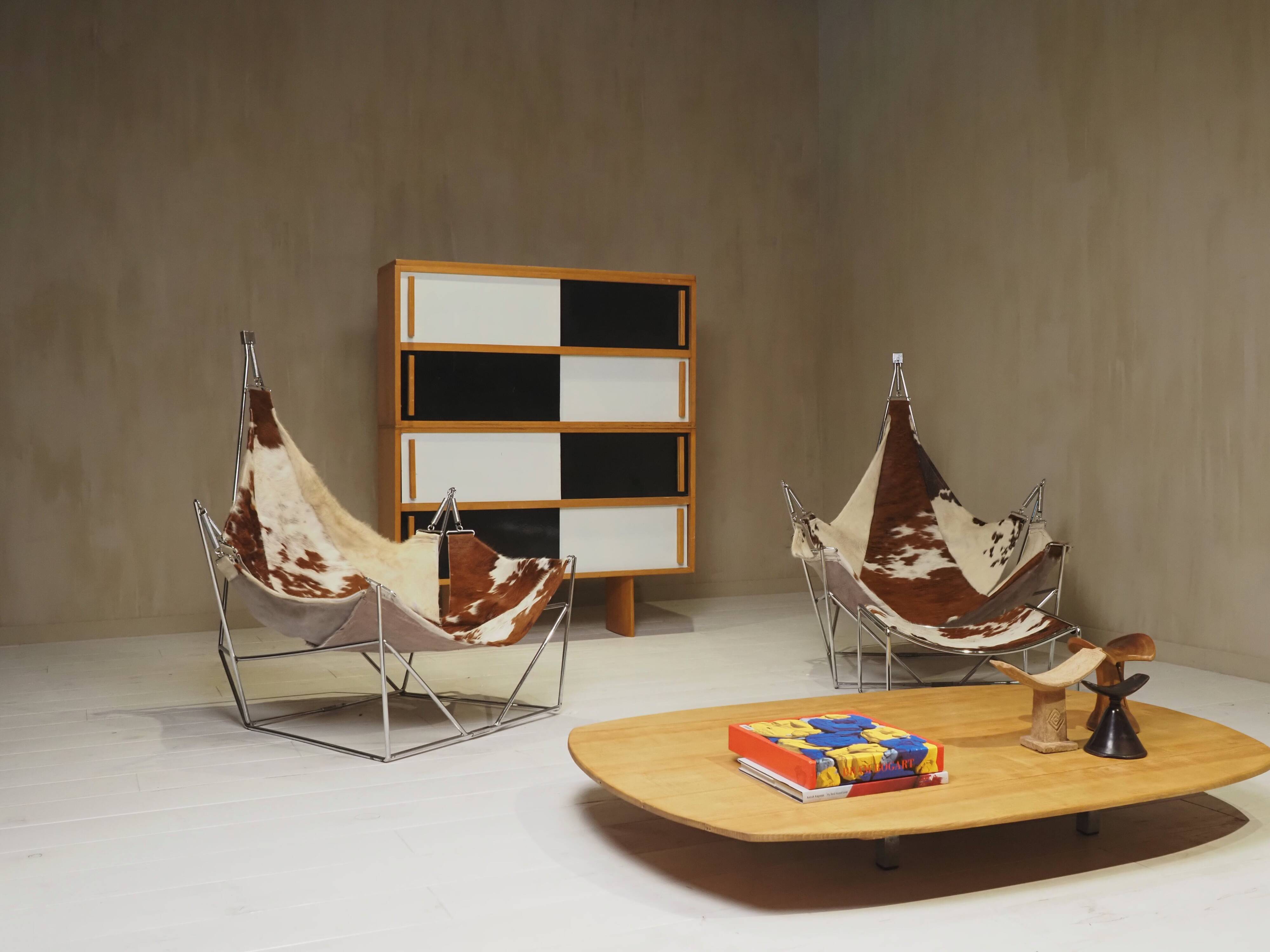 David's deck chairs and hammock by Odile Mir, France 1972