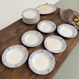 Set of 23 pieces of Marie Louise ironstone service