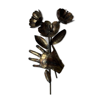 Floral applique 1970