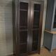Tolix 2-door metal wire mesh cabinet