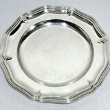 Christofle - Silver-plated metal rimmed plate