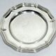 Christofle - Silver-plated metal rimmed plate