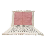 Moroccan rug in natural wool 3 x 2 m