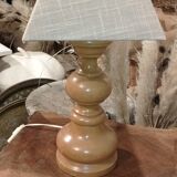 Wooden turned lamp