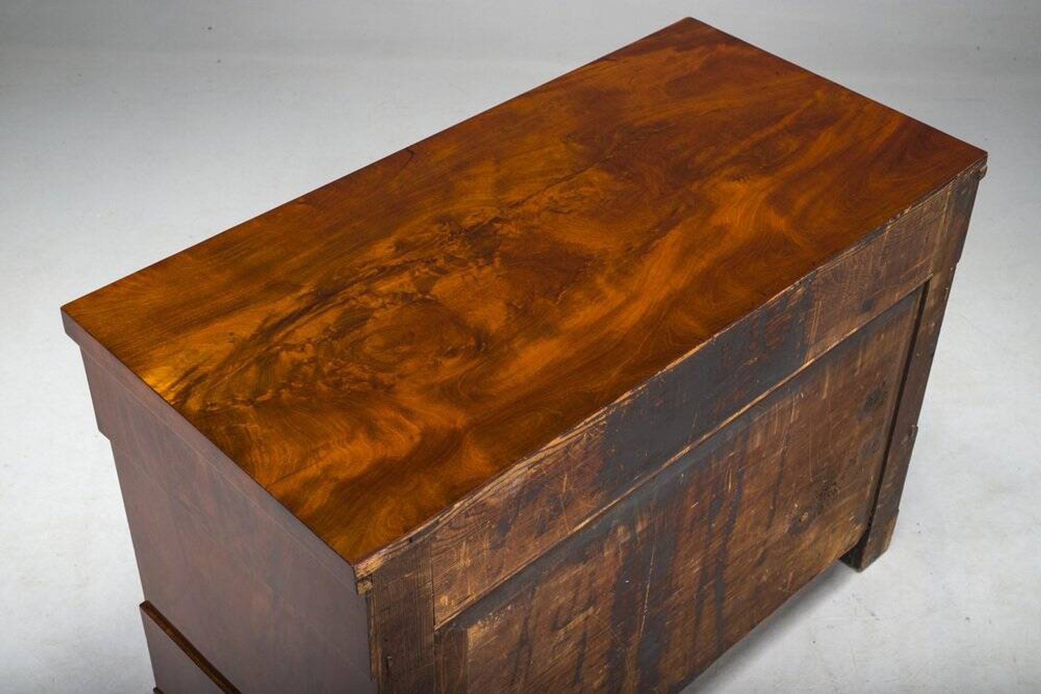 Commodes Biedermeier en acajou du début du XIXe siècle, années 1830