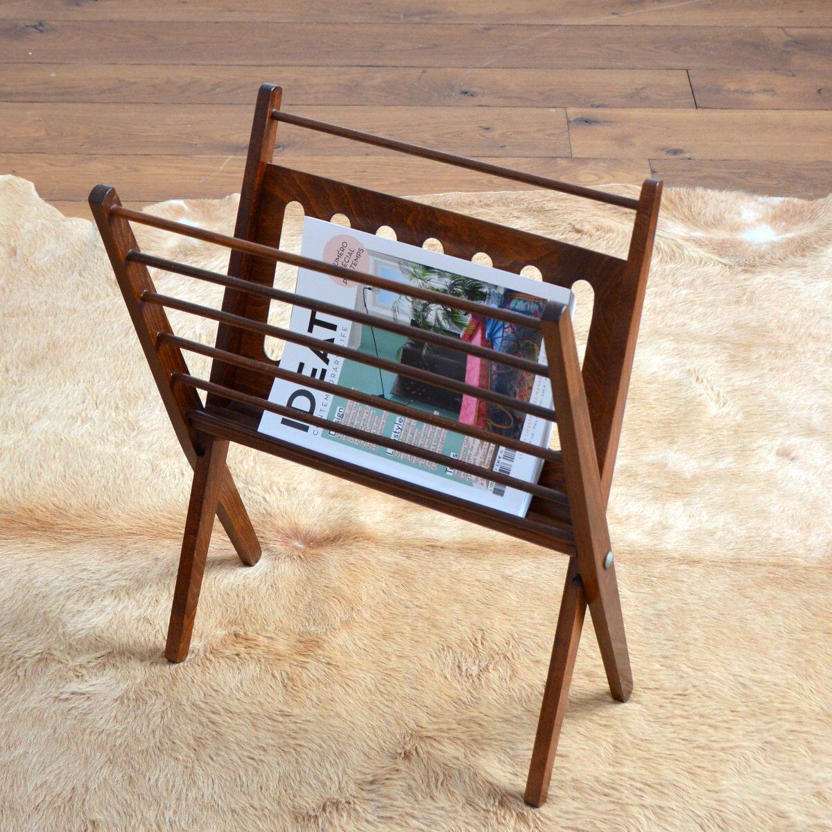 Porte revues pliant scandinave de Cees Braakman pour Pastoe 1960