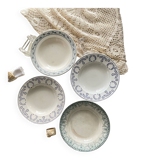 Mix and match old deep plates.