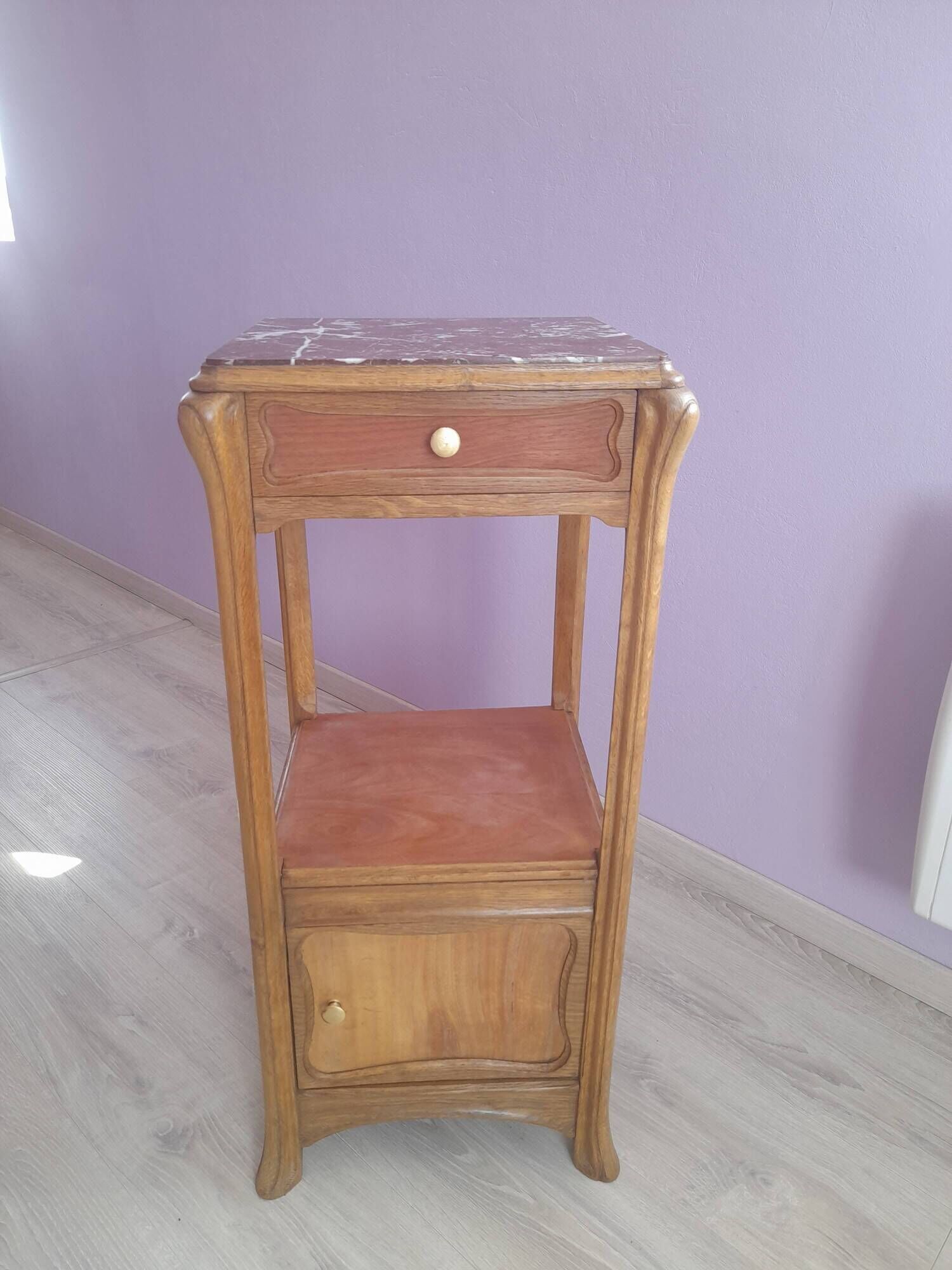 Art Nouveau bedside table