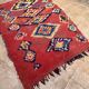 Unique Moroccan Rug - Vintage Art Deco Rug - Boucharouit Rug