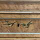 Mirror wardrobe from the late 19th century – painted bird's-eye maple