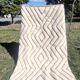 Superb handcrafted Berber rug made of natural wool, a unique piece