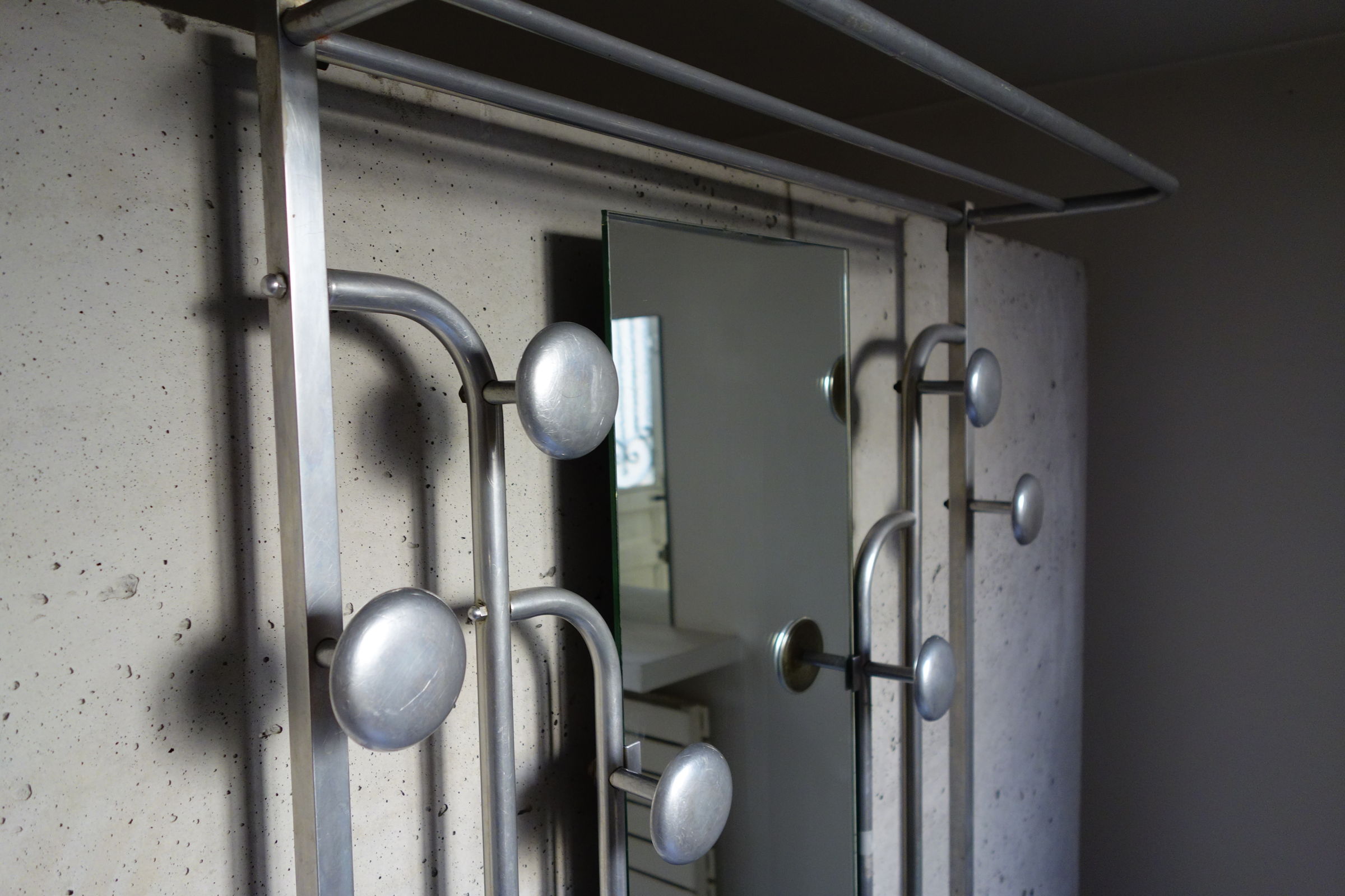 Door coat wardrobe ALU years 50 60