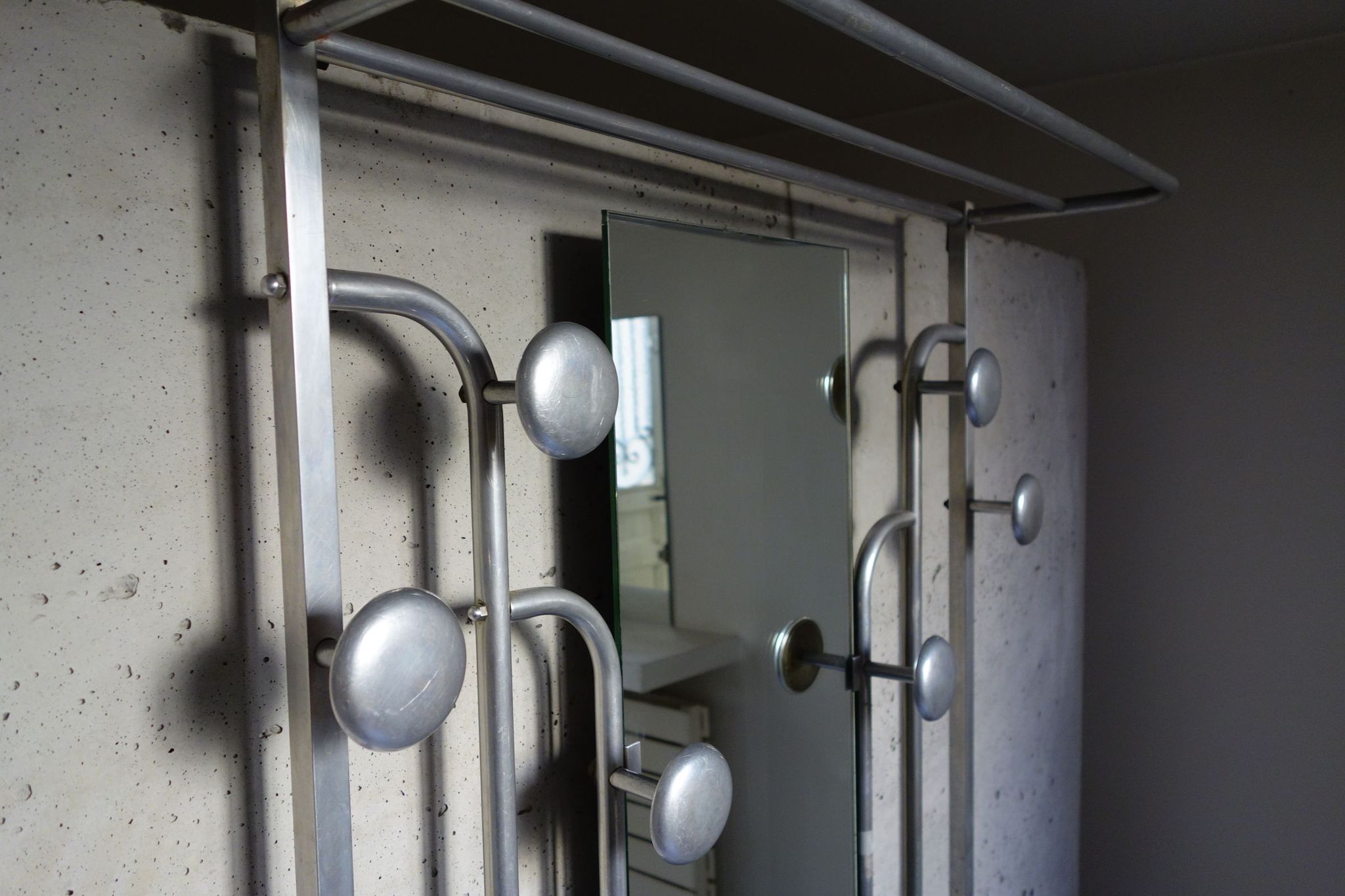 Door coat wardrobe ALU years 50 60