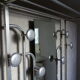 Door coat wardrobe ALU years 50 60