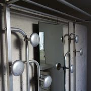 Door coat wardrobe ALU years 50 60