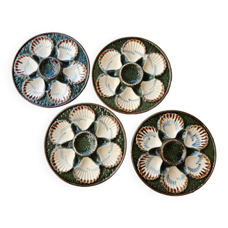 Longchamp Terre de Fer oyster plates