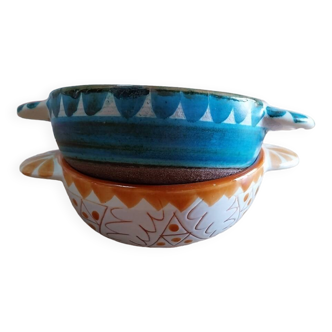 Pair of Margot Planćon bowls
