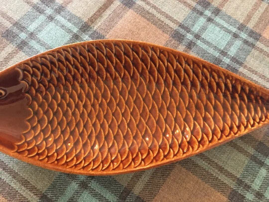 Plat de poisson Gustavsberg Stig Lindberg vintage