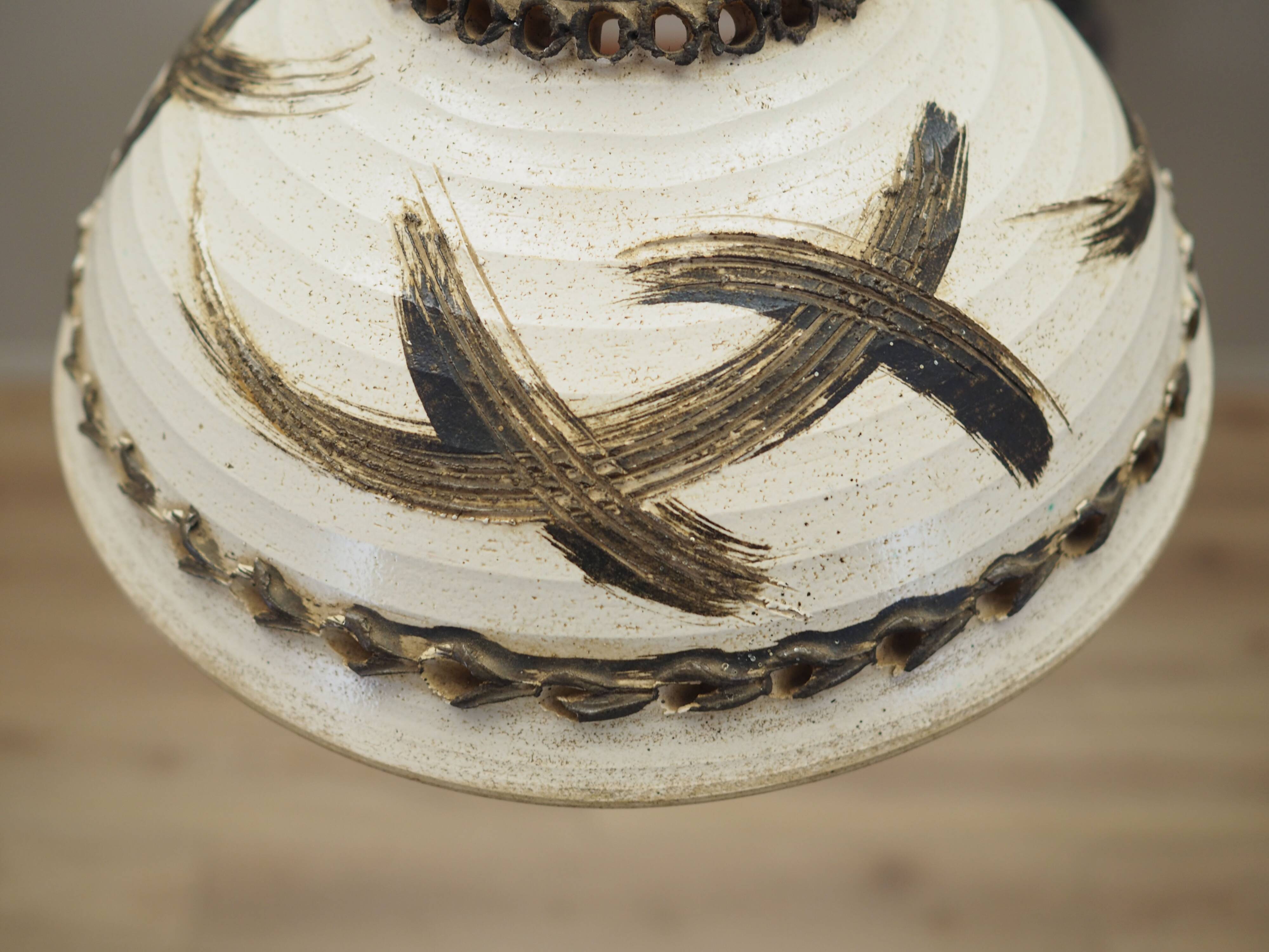 Ceramic lamp, Danish design, 1960s, production: Denmark