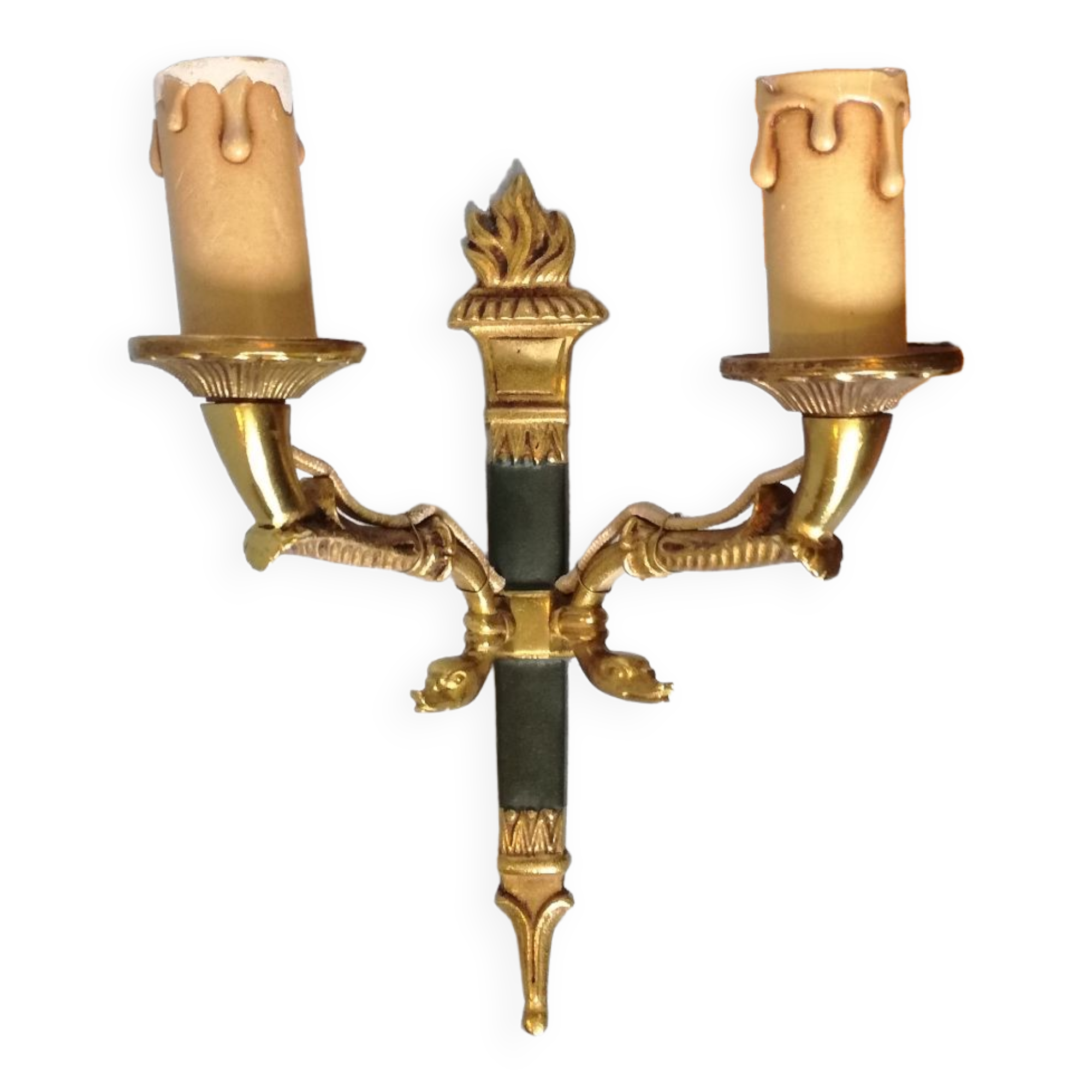 Empire wall lamp in bronze h20 cm