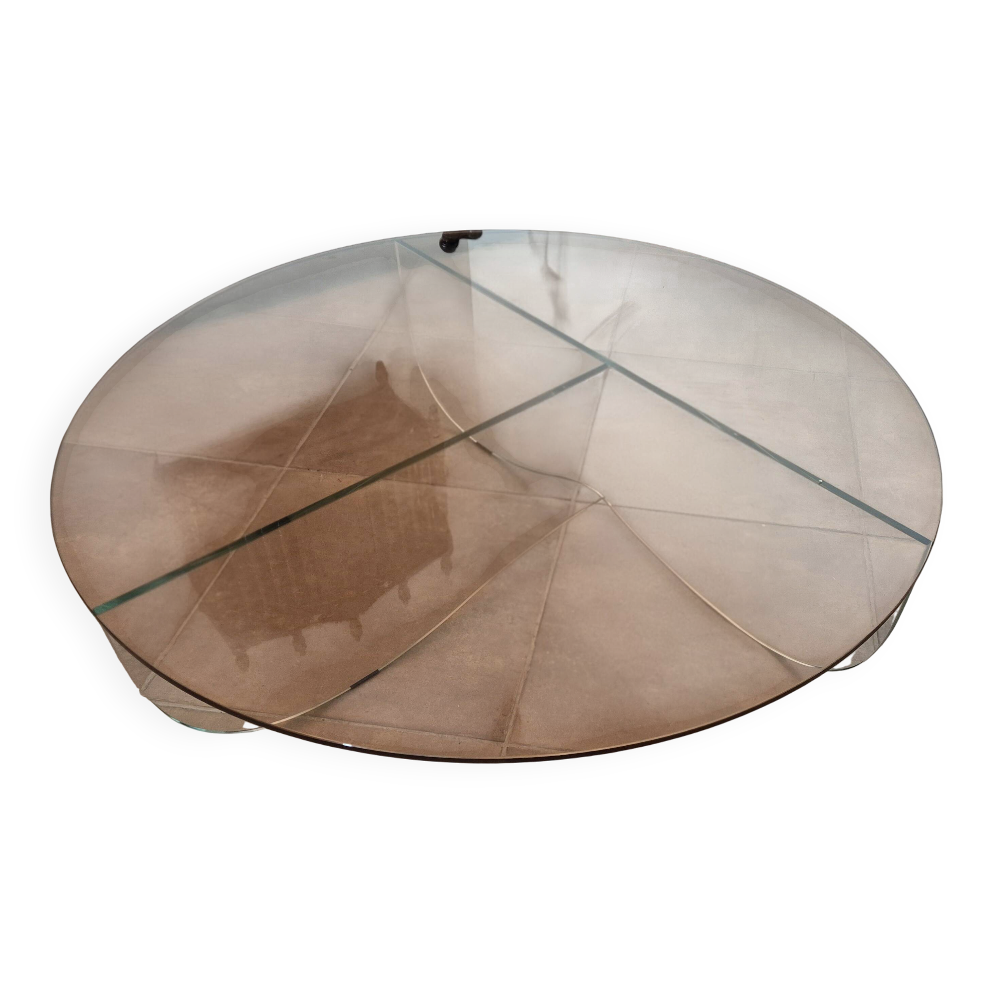 Smoked glass coffee table