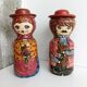 Pair of large terracotta pots signed, Portugal 80s
