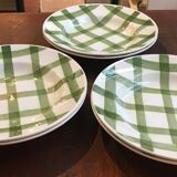 Series of 6 hollow plates