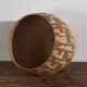 Antique Chinese papier-mâché basket with floral patterns – China, circa 1930