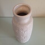 White décor vase flowers ceramic Scandinavian style
