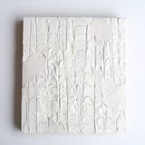 Painting, textured white painting by Vincent Dufresne, 2017