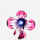 Sculptural bowl by Josef Hospodka, Bohemian Crystal, Chribska, circa 1960.