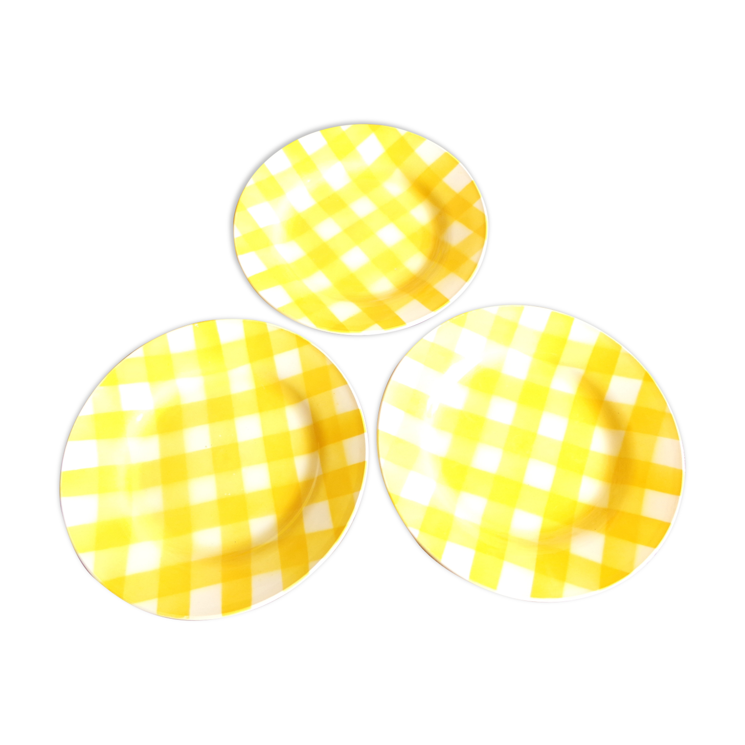 3 flat plates model "Scottish" Digouin Sarreguemines