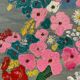 Peinture bouquet de fleurs tableau naïf