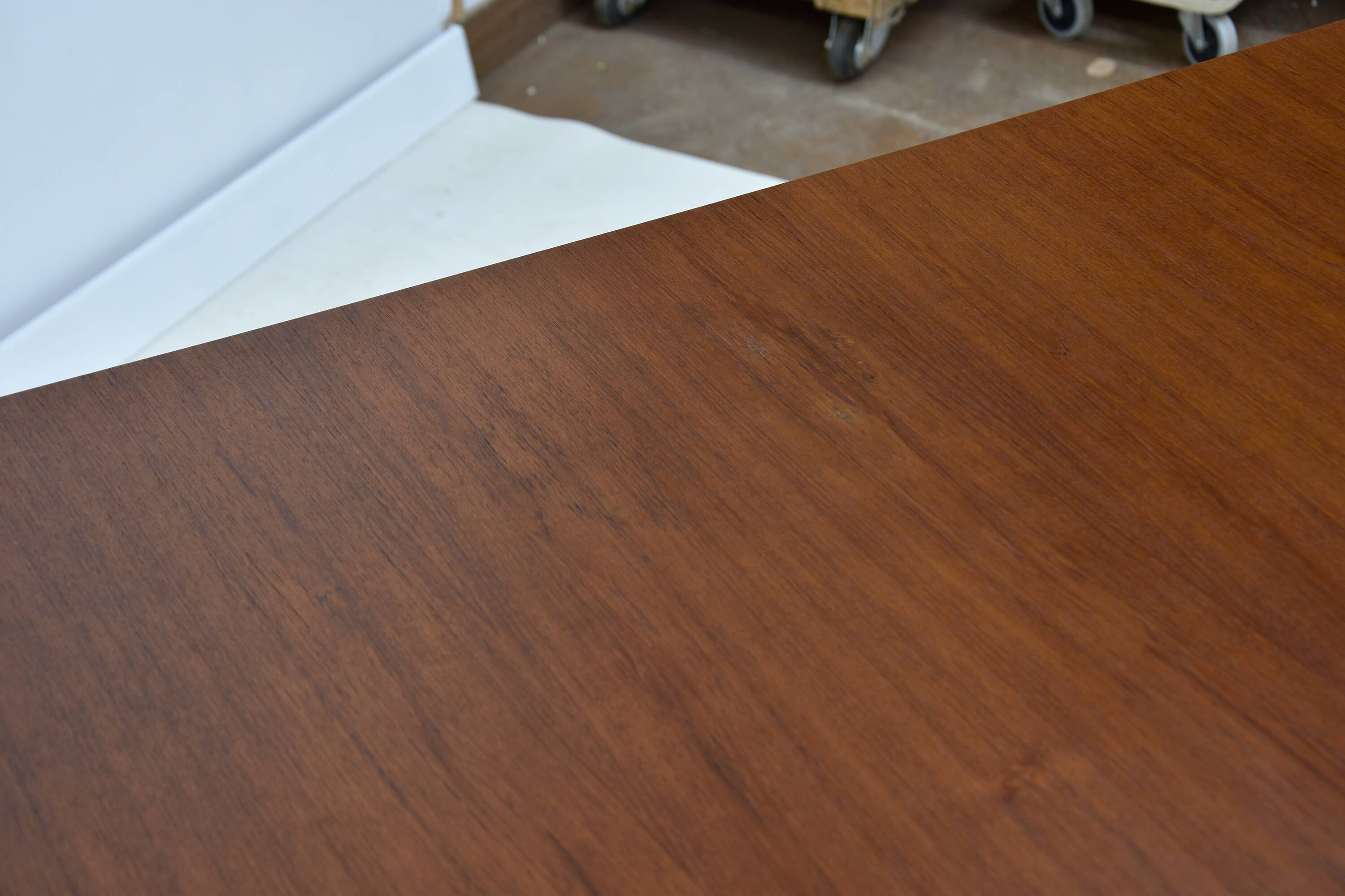 Table scandinave à rallonge vintage teck des années 60