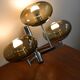 Wall lamp from Sciolari triple chrome and smoked glass