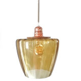 Lampe baladeuse en verre vintage