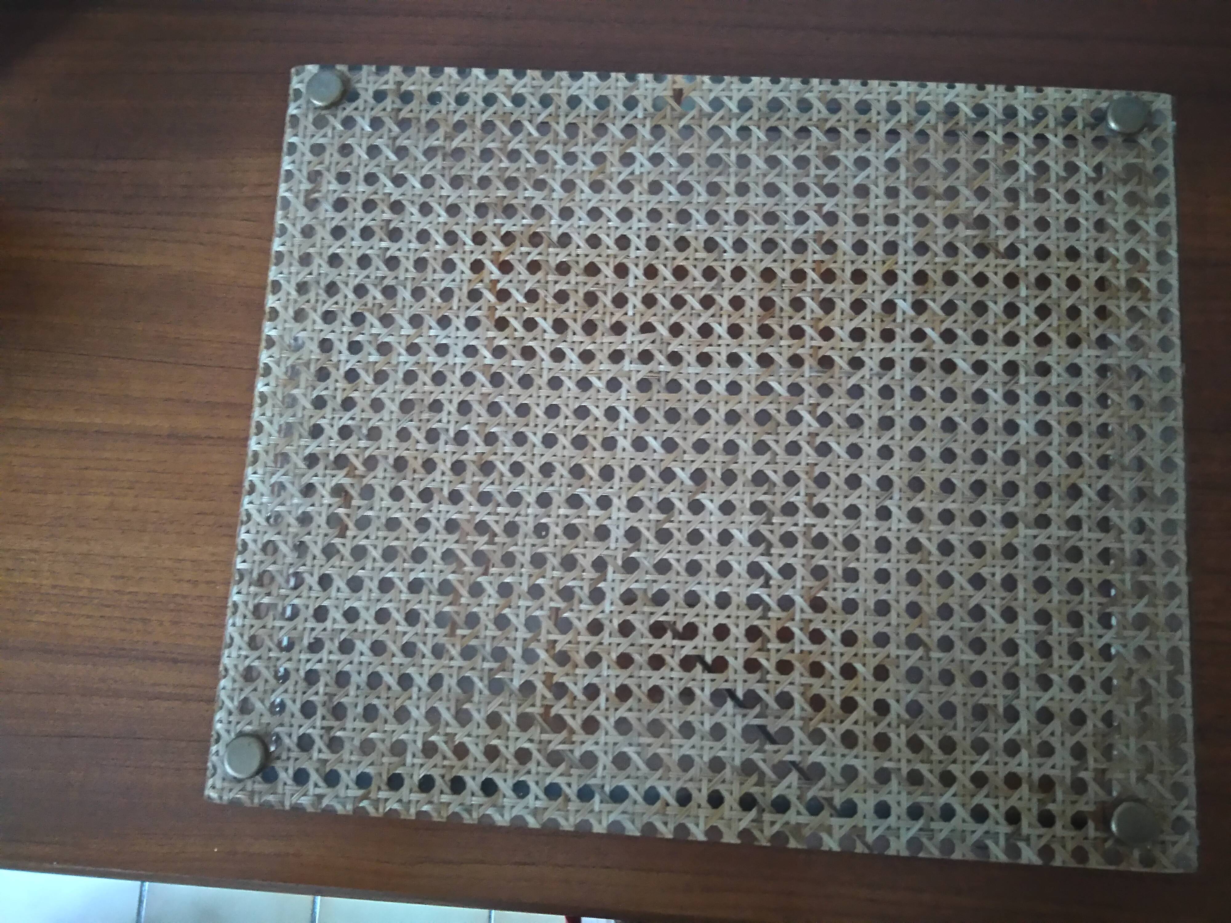 PLEXIGLASS TRAY AND 6 COASTERS YEAR 70