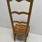 Chaise de nourrice paillée vintage