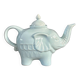 Théière éléphant bleue