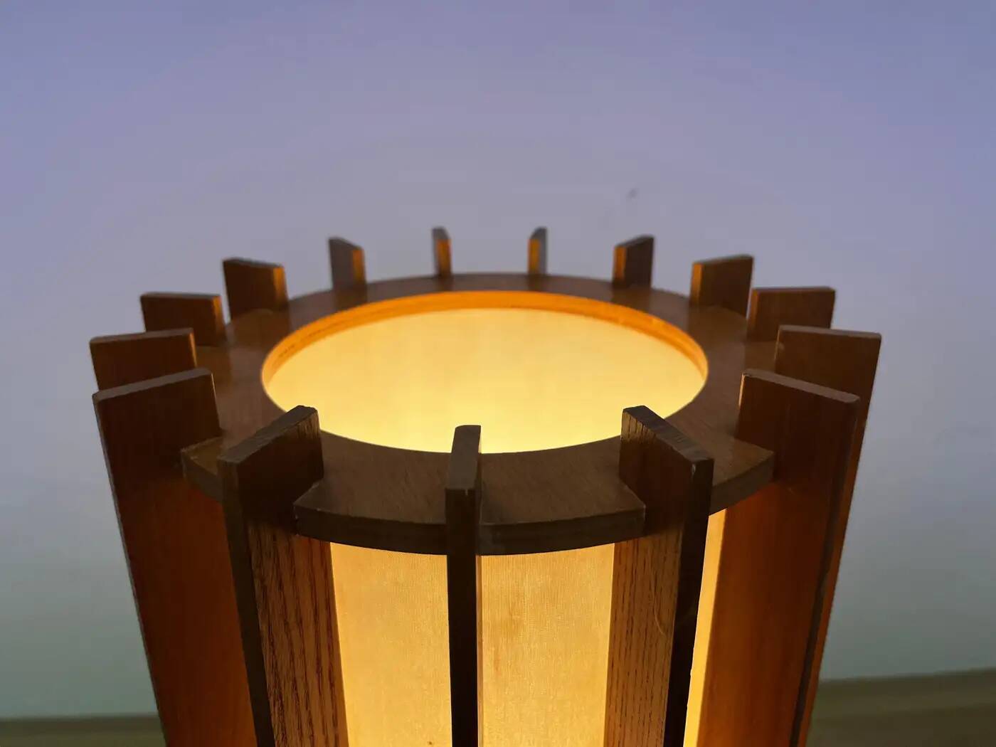 Midcentury Space Age floor lamp "Rocket" by Pokrok Zilina, 1960s