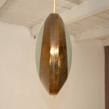 Stilnovo Pendant Lamp Model "1205" 1960s, Vintage 1960s Brass Chandelier