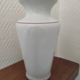 Porcelain vase with peacock decoration